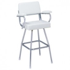 Garelick Pilot Chair W/S/S Stand-White