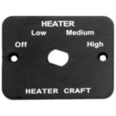 Heater Craft 4-Pos.Switch Mounting Plate