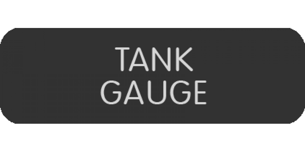 Blue Sea Systems Panel Label Tank Gauge