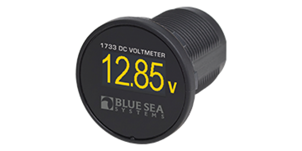 blue sea mini OLED DC voltmeter