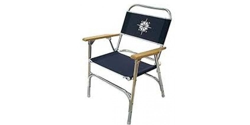 Low Back Deck Chair Navy