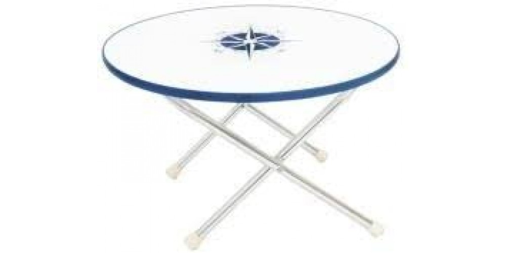 Round Folding Deck Table