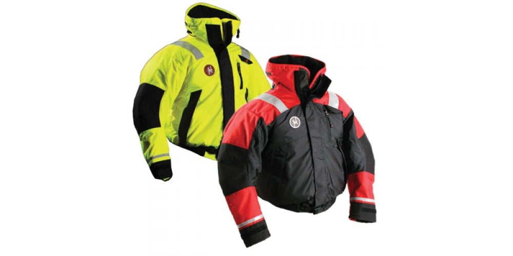 First Watch Flotation Bomber Jacket Hi Vis Yellow Double Extra Large