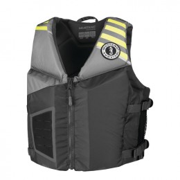 Mustang Rev Young Adults Vest - Gray Fluorescent Yellow MV3600