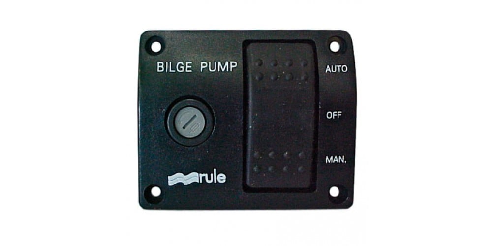 Rule 43 Switch Panel Plastic 12V Rocker