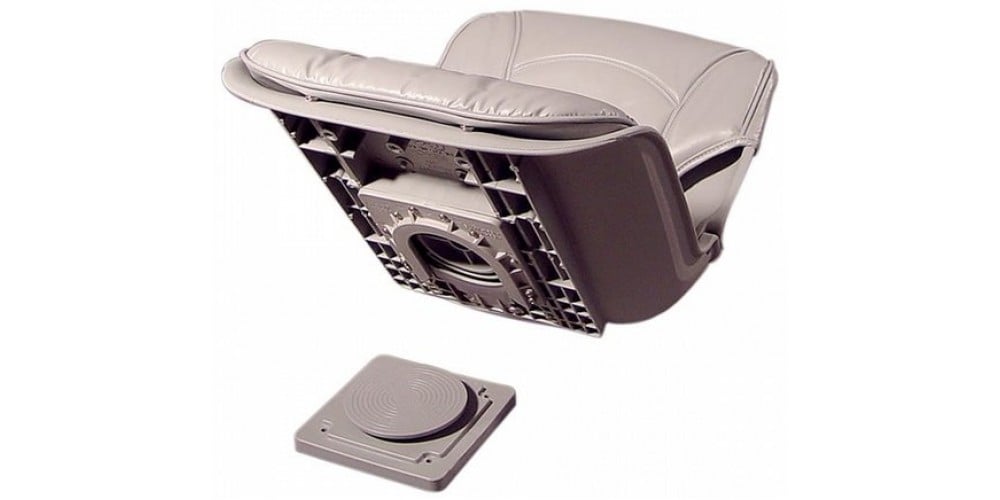 Tempress All Weather Low Back Boat Seat Gray And Cushion Combo 45153