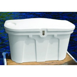 Taylor Stow N Go Dock Box  67 Inches White 123750