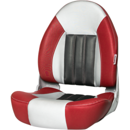 Tempress Probax Orthopedic Boat Seat Red Gray Carbon 68450