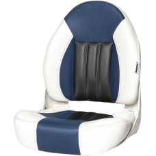 Tempress Probax Orthopedic Boat Seat White Blue Carbon 68455