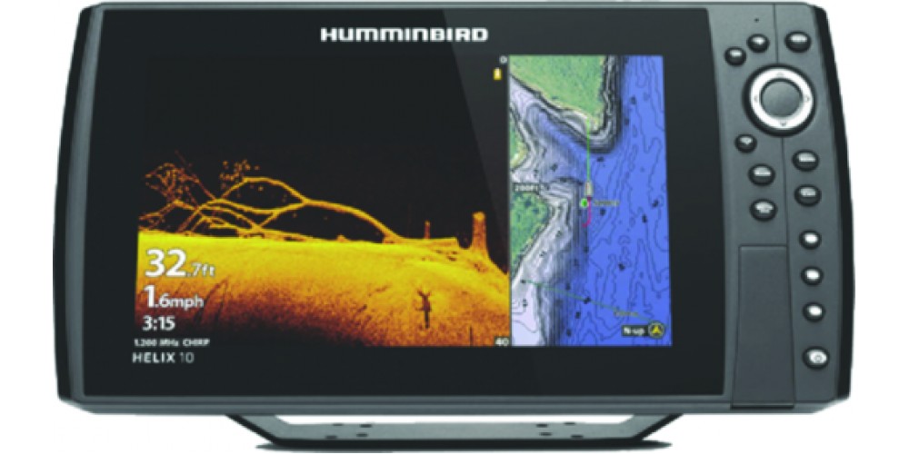 Humminbird Helix 10 CHIRP MEGA DI Fishfinder Chartplotter GPS G4N
