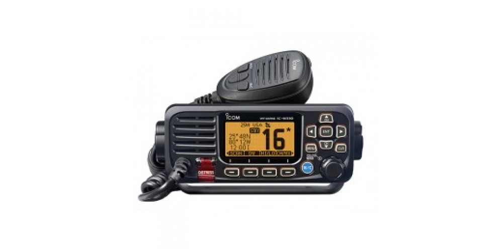 Icom M330 VHF Radio And Shakespeare 5206N VHF Antenna Package