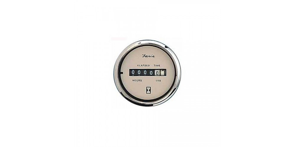 Faria Euro Beige Hourmeter - 15024