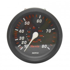 Faria Professional Red Speedometer 80 Mph - 34619