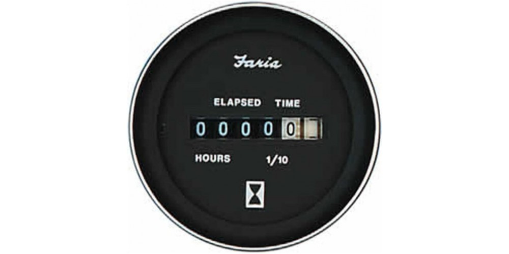 Faria Coral Hourmeter Digital (12-32 Volts) - FAR13013