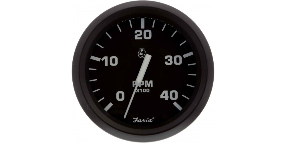 Faria Tachometer (4000 RPM) (Diesel) (Mechanical Takeoff & Var Ratio Alt) - FAR32842