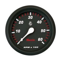 Faria Professional Red Tachometer 0-6000 RPM - FAR34607