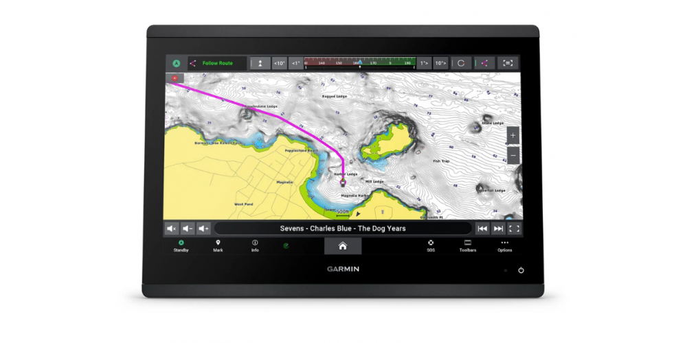 Garmin GPSMAP 1643xsv SideVü, ClearVü and Traditional CHIRP Sonar with Mapping - 010-02919-03