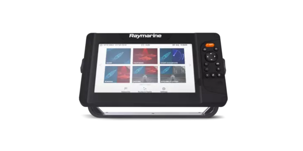 Raymarine ELEMENT 9 S - 9” Chart Plotter with Wi-Fi & GPS, Lighthouse Charts North America, Navionics+ US and Canada Chart No Transducer - E70533-00-102