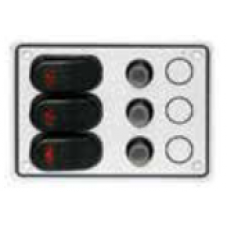 Victory Switch Panel White, 3X15A Breaker - AA10031WH