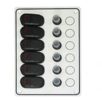 Victory Switch Panel White, 6X15A Breaker - AA10061WH