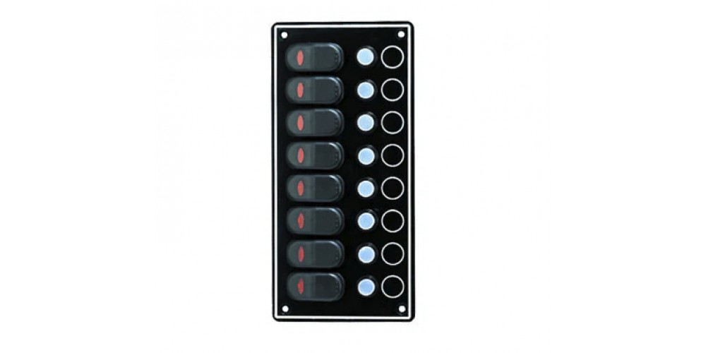 Victory Switch Panel Black, 8X15A Breaker - AA10087