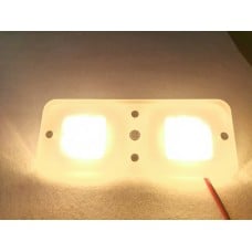 Cruiser LED 220x90 Frosted Cabin Dome Light (Warm White / Red)