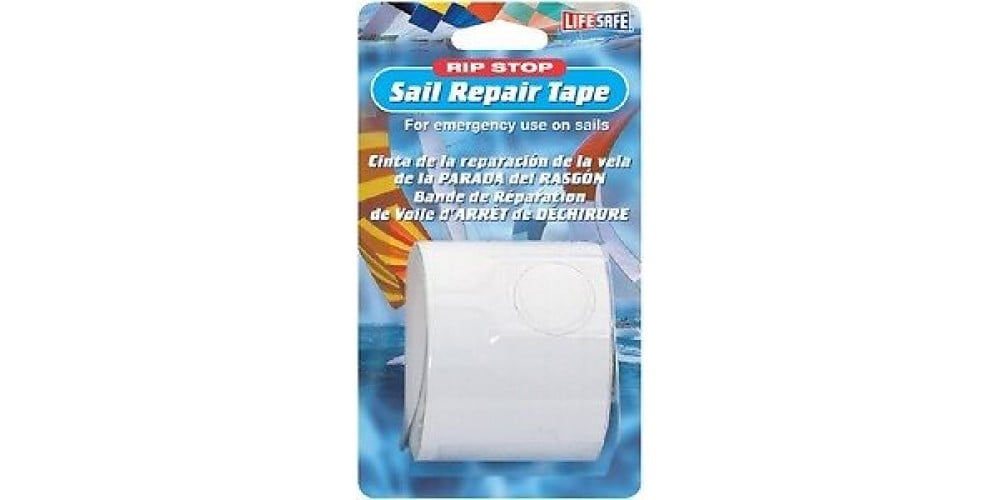 Lifesafe White Rip Stop Sail Repair Tape