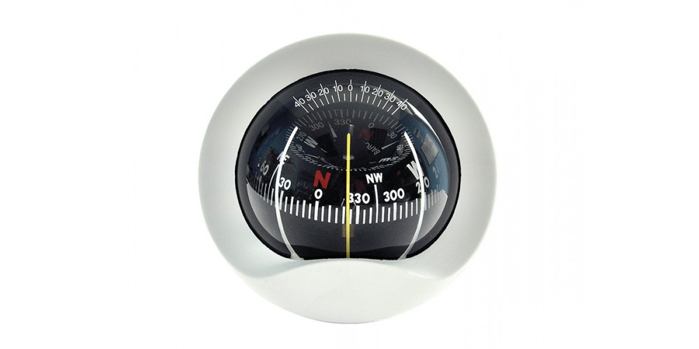 Bulkhead Compass 85mm White C9-0031