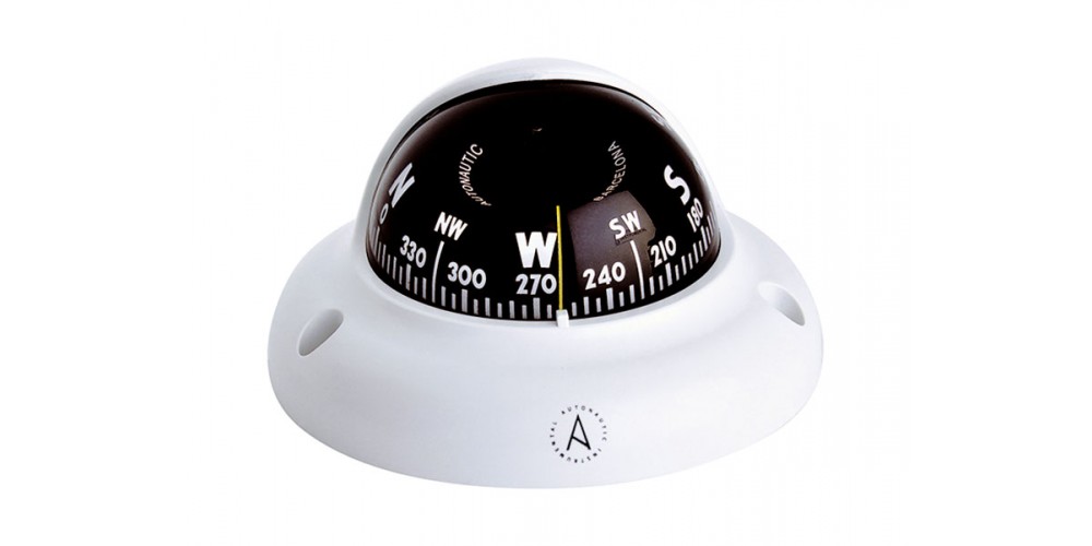 Surface Mount Compass 65mm White-C3002