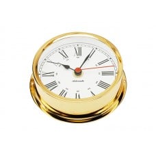 Golden Nautical Quartz Clock 120mm-R120D