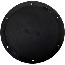 Beckson 8 Pry Out Deck Plate-Black