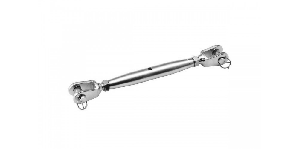 Bluewave Stainless Steel Turnbuckle Fork/Fork 3/8Th3/8 Pin