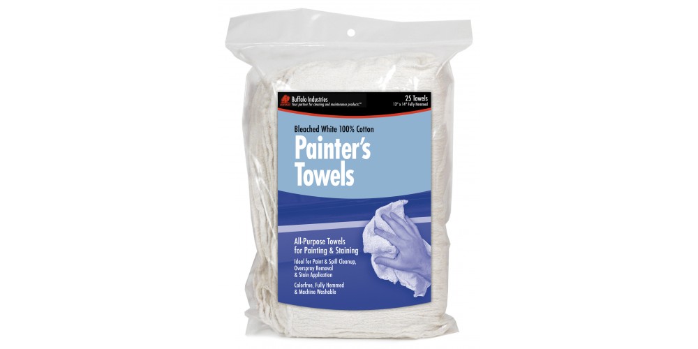 Buffalo Towel Paintr 100%Cotton 24/Pk