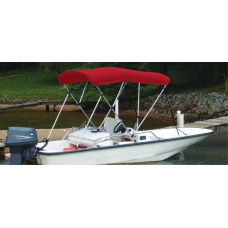 Carver Covers Bimini 3Bow Round Red 67-72