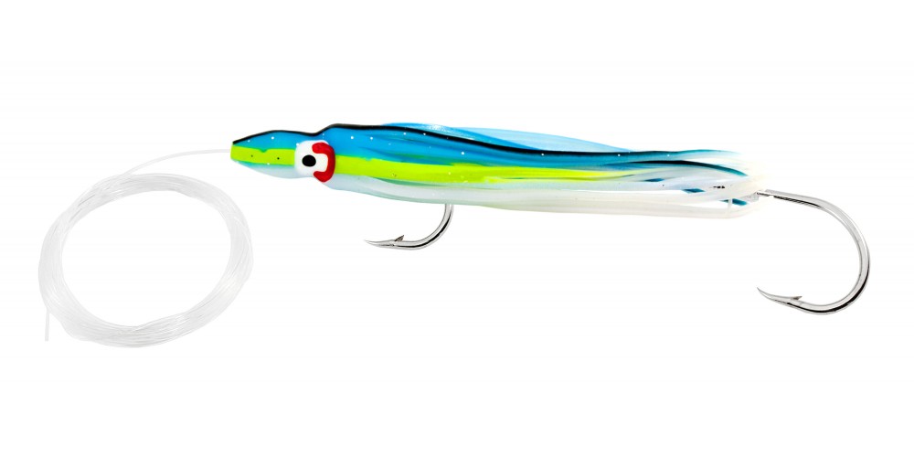 Gibbs Delta 4.5" Squid Rigged UV/Blue/Green