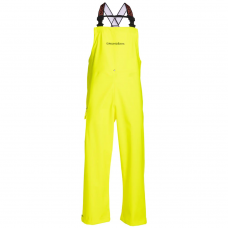 Grundens Neptune 509 Commercial Fishing Bib Pants Hi-Vis Yellow Size XL - 10075