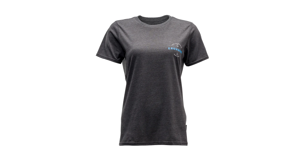 Grundens Womens Rope Knot SS T-Shirt Heather Charcoal Size XS - 50202