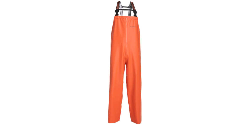 Grundens Clipper 116 Bib Commercial Fishing Bib Pants Orange Size S - 10028