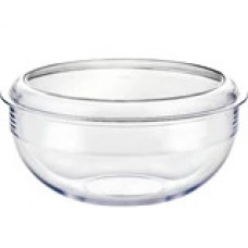 Palm Unbreakable Salad Bowl With Clear Lid