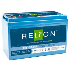 RELiON Lithium Starting Battery - RB100-HP 12V 100Ah Lithium Battery For Starting & Cycling