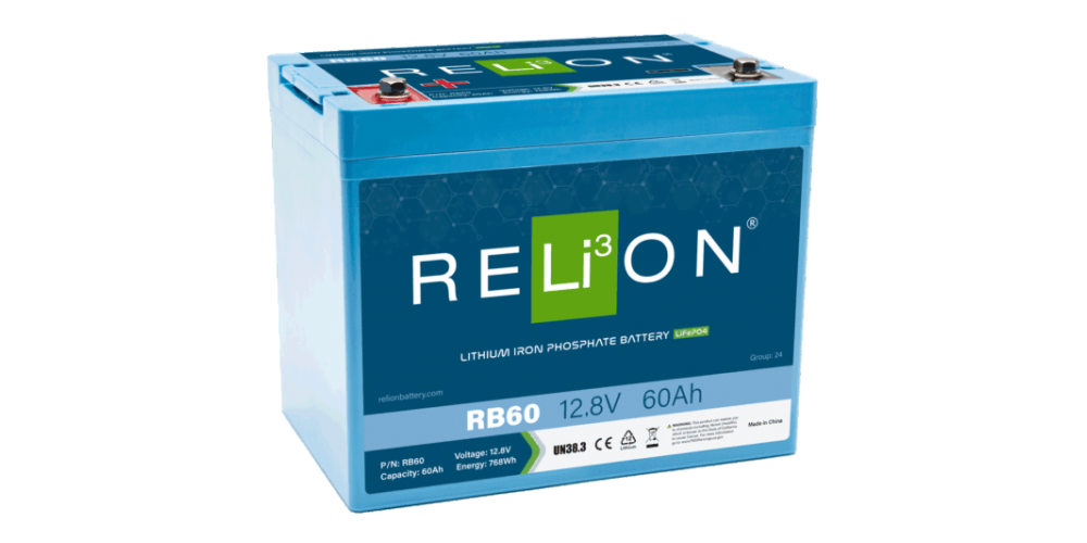 RELiON Deep Cycle Batteries - RB60 12V 60Ah Lithium Battery