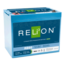 RELiON Deep Cycle Batteries - RB60 12V 60Ah Lithium Battery 
