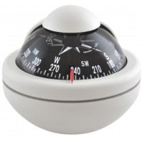 Riviera Bracket Mounted Magnetic Compass Grey