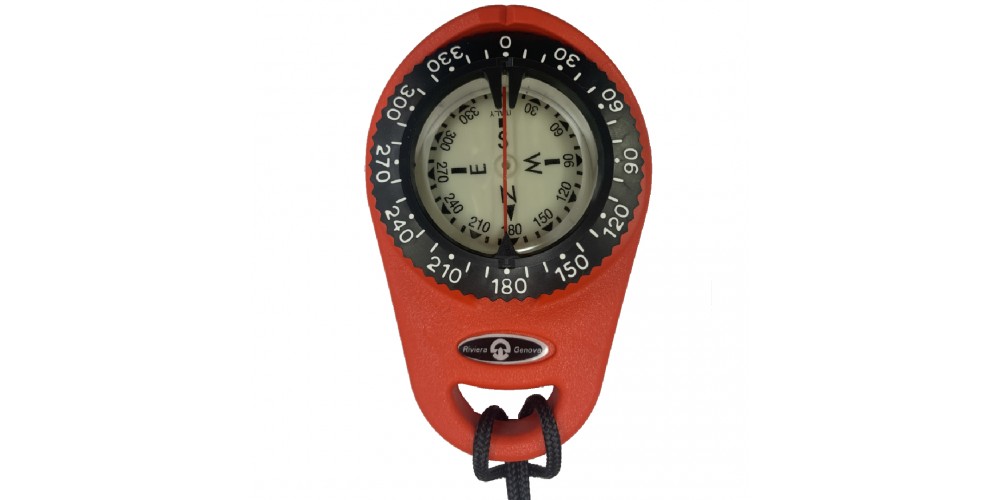 Riviera Handbearing Compass Orion Red