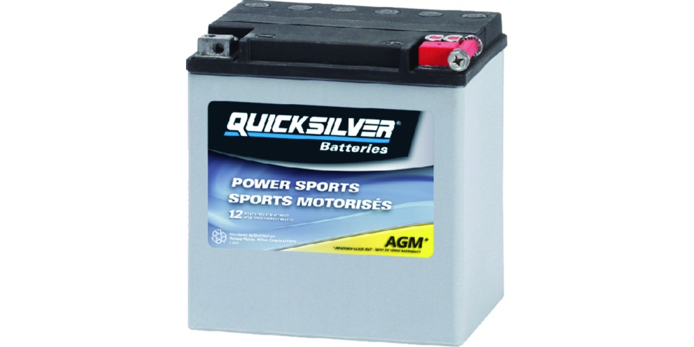 Quicksilver 12V AGM Power Sport Battery-ETX15
