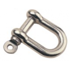 Cruiser Hardware 3/8 316 Stainless Steel D Shackle Scw Pin