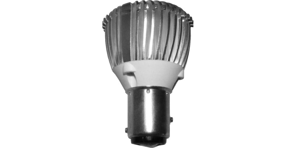 Drled Bulb Double Cont Bay Ind 1W 12V Mag