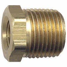Fairview Reducer Hex Bushing 1/2-3/8 Brs