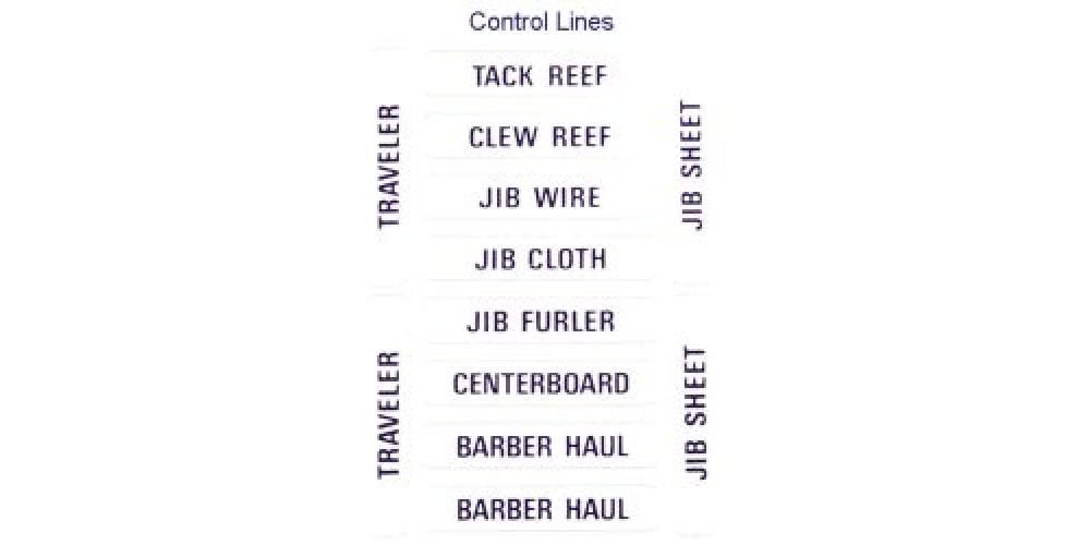 Forespar Labels Control Lines (202)