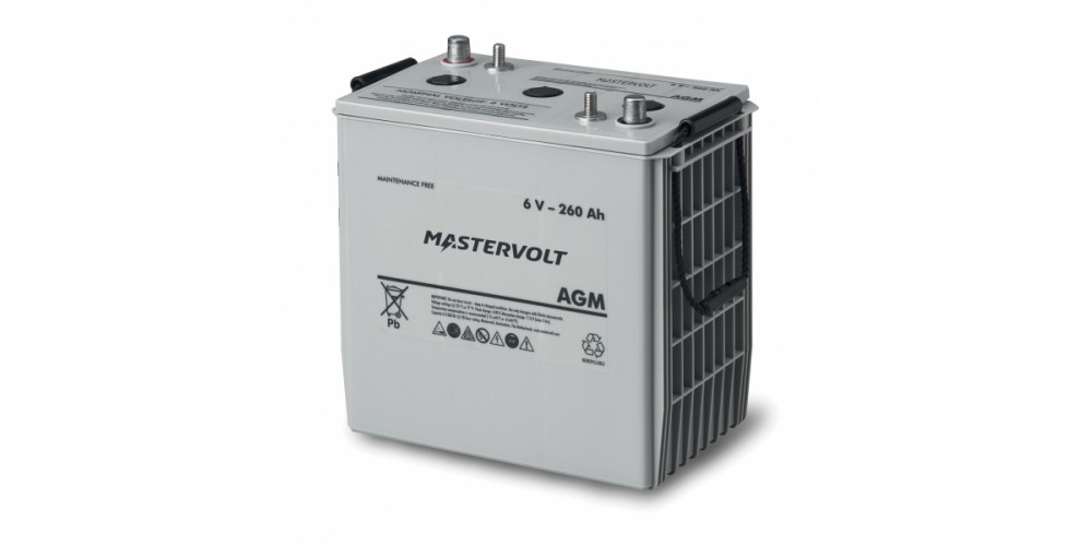 Mastervolt 6 Volt Agm Battery 260Ah - 61002600